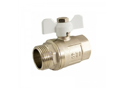 Кран шаровой STI D160-02810 ДУ20 ВР/НР бабочка