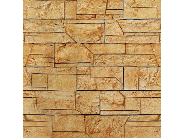 Дворцовый камень желтый бетон 062 (0,5м2)
