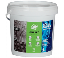 Жидкая резина акриловая гидроизоляционная белая 1 кг AquaGuard