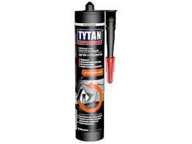 Герметик TYTAN Professional каучуковый кровельный красный 310 мл 