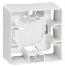 Коробка наружная 1-местая белый ETIKA 