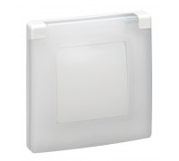 Рамка 1-местная белый IP 44 ETIKA 672550