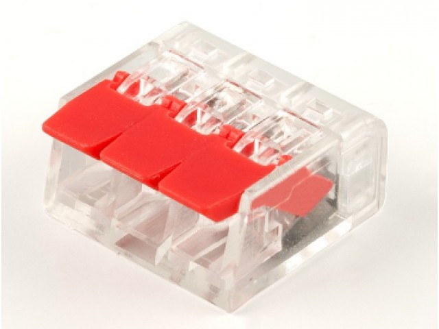 Клемма монтажная компактная трехпроводная 