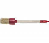 Кисть круглая № 8/35 мм,  натуральная щетина, деревянная ручка, Stayer