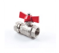 Кран шаровый для м/п трубы 16х1/2 ВН  