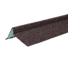 Планка торцевая Технониколь с гранулятом правая коричневая (1,25 м)