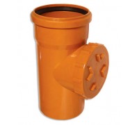 Ревизия с крышкой D110мм для наружней канализации