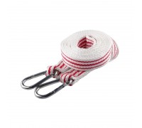 Трос буксировочный 12тн 5м 2 карабина №4 лента