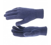 Перчатки утепленные трикотажные акрил 7 класс 8 нитей синие Сибртех