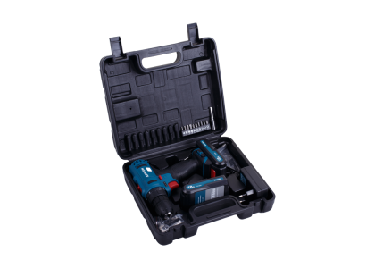 Дрель-шуруповерт Кратон CD-18-Li-2,0 18 В, 2х2А/ч, 0-400/0-1400об/мин, 32Нм, 10мм, кейс