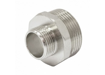 Ниппель переход 32х40 никелированный НР-НР