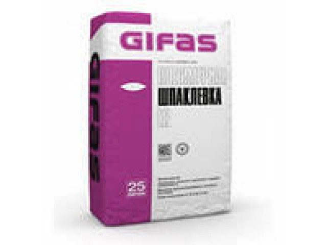 Шпатлевка Гифас полимерная GIFAS LR 25 кг(50)