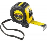 Рулетка  5 м х 25 мм Stayer Stabil/Mars Profi обрезиненный корпус