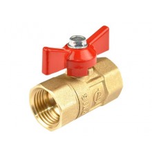 Кран шаровой Галлоп Практик 130 0103252 ДУ15 ВР/ВР бабочка