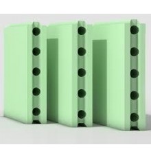 Плита пазогребневая пустотелая влагостойкая 667х500х80 мм (1 пал - 45 шт)