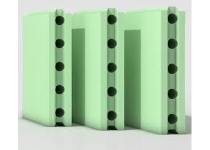 Плита пазогребневая пустотелая влагостойкая 667х500х80 мм (1 пал - 45 шт)