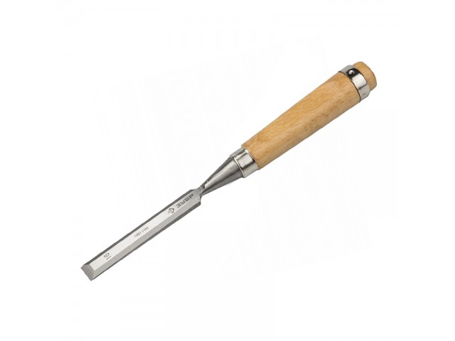 Стамеска-долото 16 мм, деревянная ручка, Cr-V, Зубр