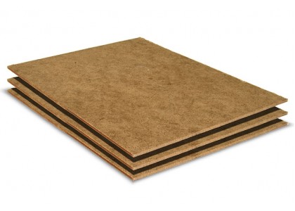 ДВП 2,3-2,5мм 1220х2440м двусторонняя (паллет 230 шт)