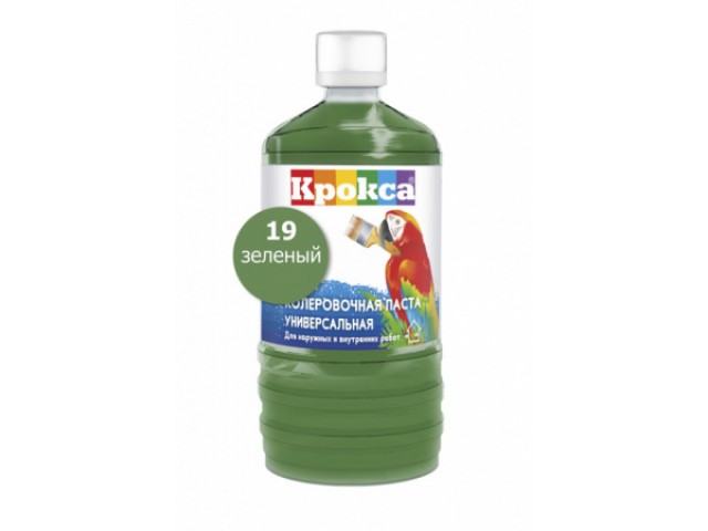 Паста колеровочная Крокса 19 зеленый 0,1 л