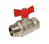 Кран шаровой Галлоп Крепыш 331 0103244 ДУ20 ВР/НР бабочка