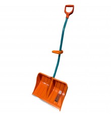 Лопата для уборки снега 550х380мм широкая эргономичная ручка Sibir