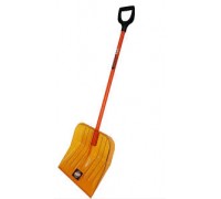 Лопата для уборки снега 430х360мм поликарбонат алюминиевый черенок 1300мм Sibir