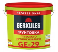 Грунтовка Геркулес GE-29 10 кг глубокого проникновения -40 С 5 циклов (ведро)