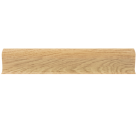 Плинтус ПВХ Line Plast L050 Дуб Классический L=2,5м  мягк.к (1 уп-40 шт)