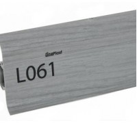 Заглушка торцевая Line Plast  L061 Серый дуб правая (1 уп-50 шт)
