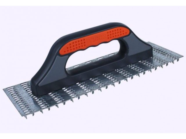 Терка для рыхления наружнего слоя утеплителя 295х125 м,зуб 1,5 мм