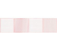 Бордюр Агата B 250х65 розовый люкс (28шт/кор)