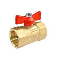 Кран шаровой Галлоп Практик 130 0103254 ДУ20 ВР/ВР бабочка