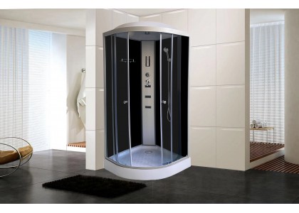 Душевая кабина 90*90*215 н/п ODA 8090 Н тонированное стекло 