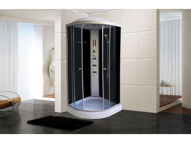 Душевая кабина 90*90*215 н/п ODA 8090 Н тонированное стекло 