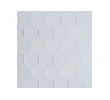 OMEGA WHITE мозаика стеклянная чип 48х55х4 мм лист 295х300х4 мм на сетке(23шт/кор)