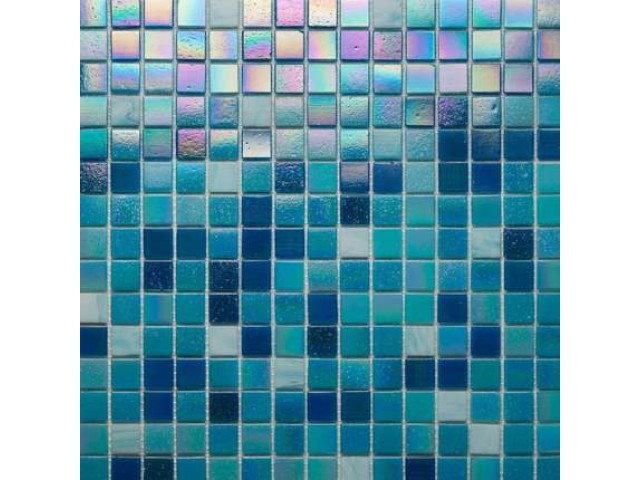 1_PARAD BLUE мозаика стеклянная чип 20х20х4 мм 327х327 мм на сетке(20шт/кор) В НАЛИЧИИ