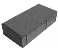 Тротуарная плитка Брусчатка серая 200х100х70 мм