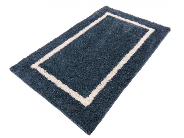 Коврик для ванны Стандарт хлопок темно-серый 50x80см