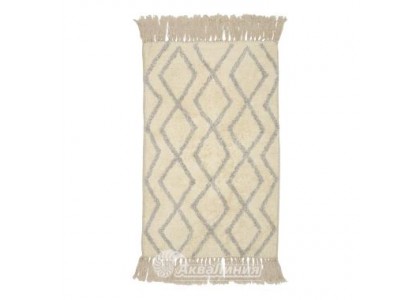 Коврик для ванны хлопок серый 50x80см