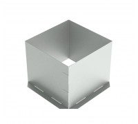 Потолочно-проходной узел дымохода Sferra складной 400х400мм 0,5мм