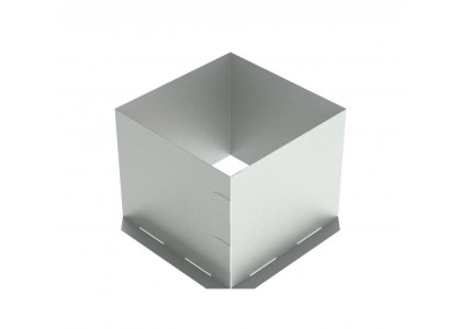 Потолочно-проходной узел дымохода Sferra складной 400х400мм 0,5мм