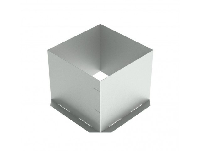 Потолочно-проходной узел дымохода Sferra складной 400х400мм 0,5мм