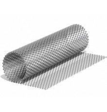 Сетка ЦПВС размер ячейки 10х5х0,5мм (0,5-5м) оцинкованная