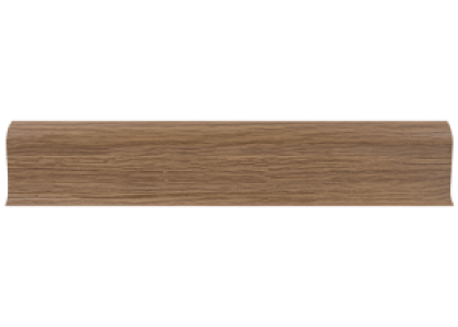 Плинтус ПВХ Line Plast L013 Дуб темный L=2,5м  мягк.к (1 уп-40 шт)