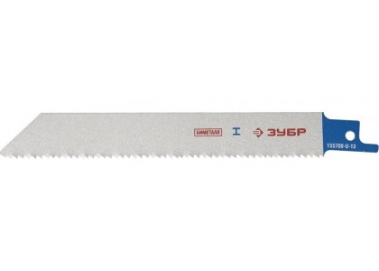 Полотно для сабельной ножовки 130 мм Bi-Met, универсальное S922VF, Зубр
