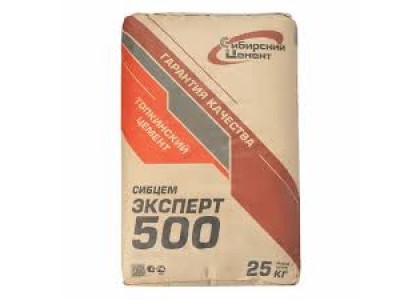 Цемент Топкинский Эксперт 500 ЦЕМ I 42,5 Б* мешок 25кг (64)