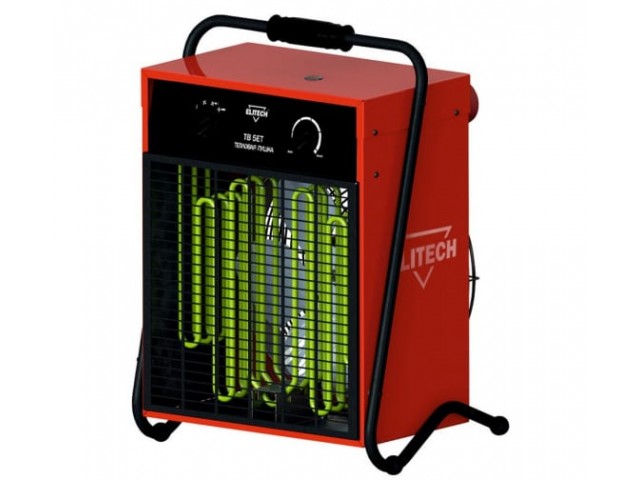 Тепловентилятор ТВ 15ЕТ, 7,5/15кВт, 380в. 1200 куб. м/час, 590*430*580 Elitech