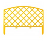 Забор декоративный, Плетень, 24 х 320 см, желтый, Grinda