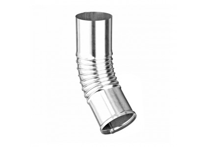 Колено сливное (отмет) D125х90 цинк