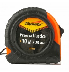 Рулетка 10 м х 25 мм Sparta Elastica обрезиненный корпус